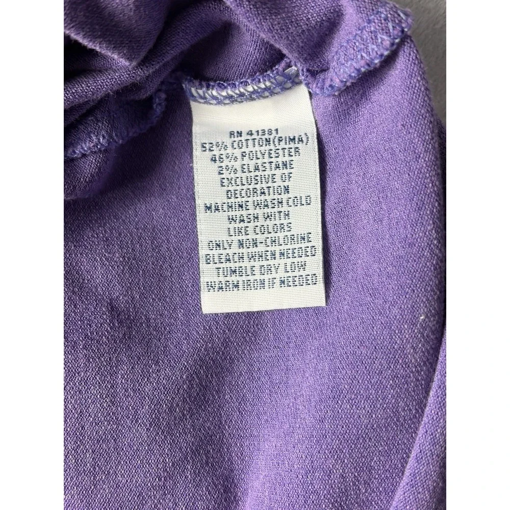 Polo Golf Ralph Lauren Performance Polo‎ Shirt Mens Large Purple Big Pony